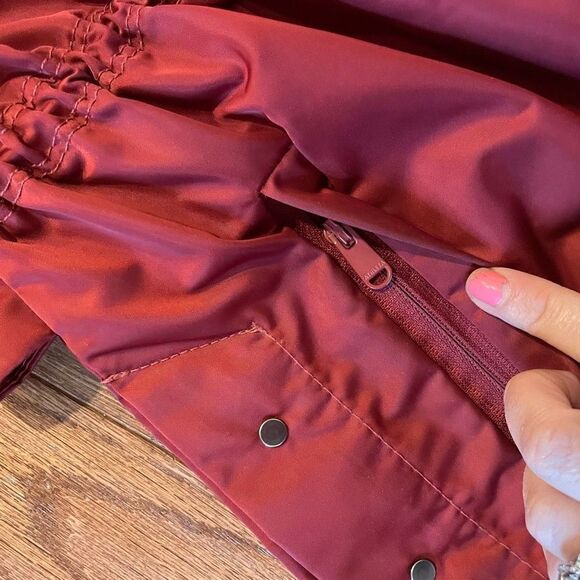 Athleta Escape red windbreaker full zip jacket size xxs - Picture 9 of 12